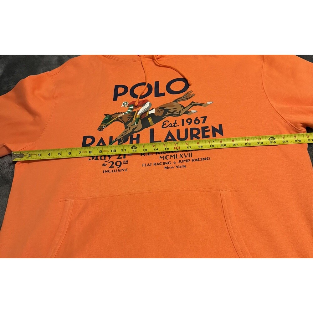 1XB Polo Ralph Lauren Equestrian Player Fleece Sweatshirt Hoodie Sweater NWOT - Picture 12 of 12